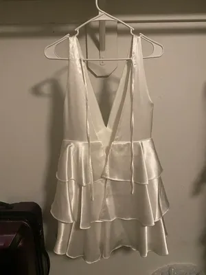 Lulus White Tiered Dress thumbnail 6