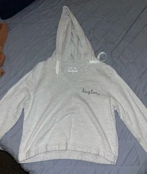 university of dayton cropped hoodie thumbnail 1