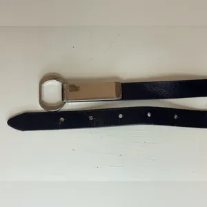Vintage‎ Women’s Black Leather Belt Size 40” thumbnail 2