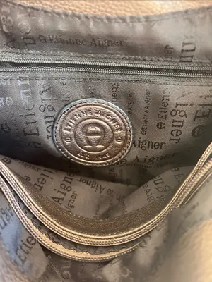 Etienne Aigner Metallic Bronze Leather Shoulder Bag with Tag thumbnail 2
