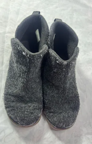 Chaco Felt Slip-On Ankle Boots Black thumbnail 1