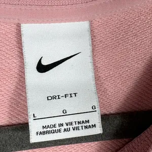 Nike Dri-FIT Get Fit Fleece‎ Crew Sweatshirt Womens L Pink DD5282-630 thumbnail 8