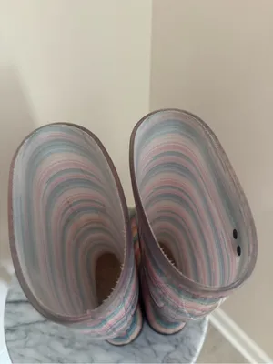 UGG Australia Shaye Serape Striped Waterproof Rubber Rain Boots Women’s Size 5 thumbnail 8