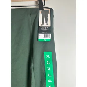 Banana Republic Womens Green Ponte Pant‎ High Rise Seam Front Slim XL NWT thumbnail 5