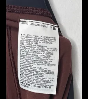 Arc’teryx brown pull on workout leggings with pockets on both sides sz Lg thumbnail 8