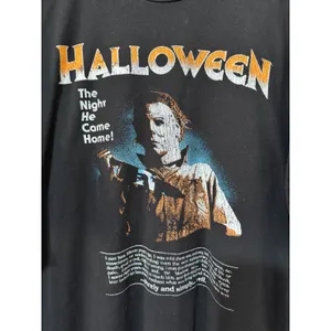 Halloween‎ Michael Myers Shirt 2XL The Night He Came Home Graphic Black Horror thumbnail 2
