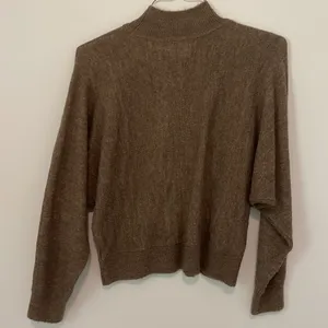H&M Brown Mock Neck Sweater thumbnail 4
