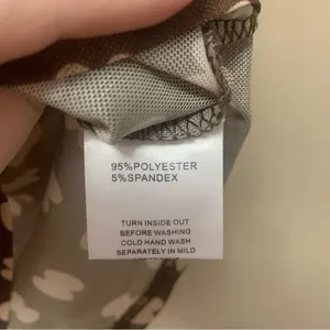 White Fox Boutique Brown and Cream Patterned Cropped Tank thumbnail 7