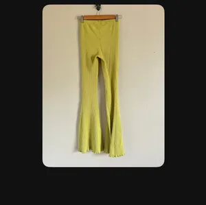 Aerie Kick-It Ribbed High Waisted Super Flare Pants H-1 thumbnail 3