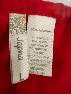 Japna Red Ruffle-Trim Mini Dress thumbnail 3