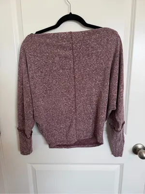 Free People Off The Shoulder Long Sleeve Top XS thumbnail 4