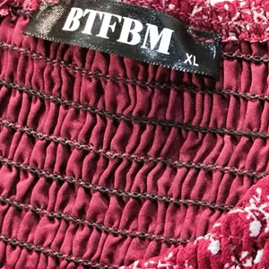 BTFBM Red & White Floral Maxi Dress, Size XL thumbnail 5