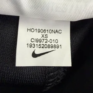 Nike Glam Dunk Popper Pants Black Satin Snap Side‎ Wide Leg XS CI9972-010 thumbnail 14
