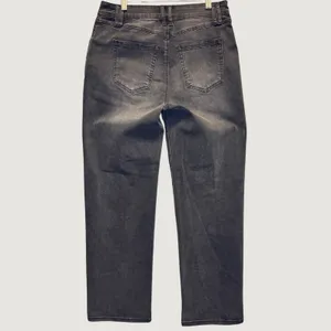 2027‎ | NWT Flamingals High Rise Straight Leg Faded Charcoal Jeans Women M thumbnail 2