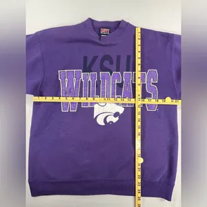 Savvy Kansas State Wildcats Vintage Women’s Pullover Crewneck Sweatshirt thumbnail 9