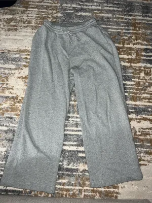 Old Navy Heather Gray Drawstring Waist Sweatpants thumbnail 1