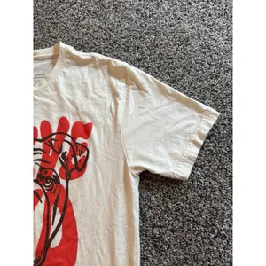 We Bleed Ohio Women's Cream "Cleveland" Graphic Bulldog T-Shirt Size Small thumbnail 4