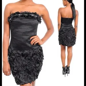 👑🦋LAST ONE SALE🦋 Black Solid Dress thumbnail 2