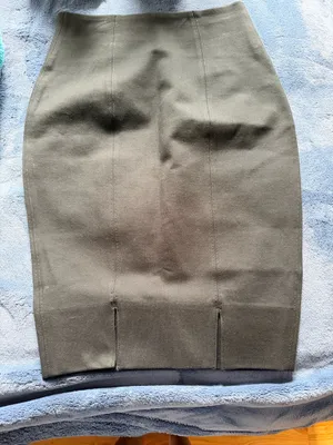 Karen Millen olive black skirt size xs thumbnail 3
