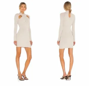 REVOLVE NBD Crossover Mini Knit Dress Size Small thumbnail 2