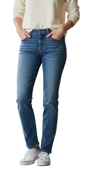 Lauren Ralph Lauren Womens Jeans Size‎ 8 Medium Wash Straight Leg Denim thumbnail 1