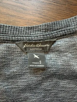 Eddie Bauer Cozy Gray Two-Piece Sleep Set Medium - C35-010 thumbnail 3