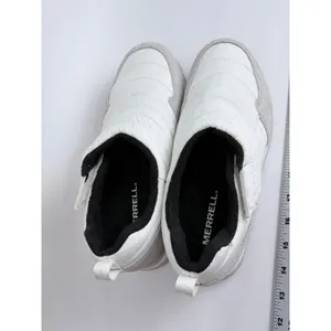 Merrell Alpine Moc Strap Polar White Insulated Lug Shoes 9 Puffer Traction‎ Snow thumbnail 8