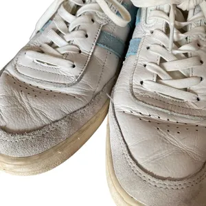 Gola Falcon White Blue Lavender Leather Classic Sneakers size 10 thumbnail 6