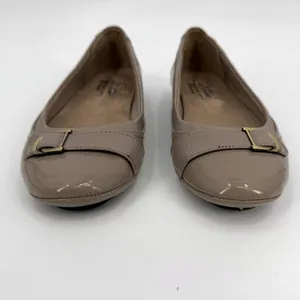 Life Stride Velocity Flats Womens 8 M Venti Taupe Patent Memory Foam Slip On thumbnail 3