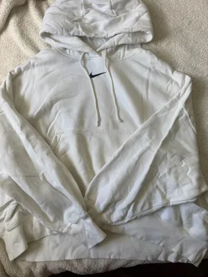 Nike center swooshed boxy hoodie size XL thumbnail 1