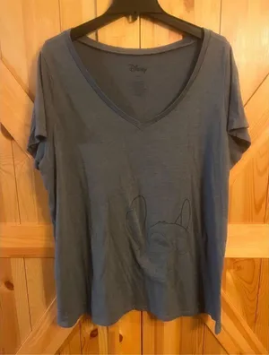 Disney Stitch Tee Shirt Womens 3 Short Sleeve Pullover (3281) thumbnail 1