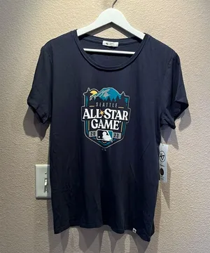 New 47 Seattle Mariners MLB All Star Game Women’s T Shirt Size Large NWT thumbnail 2