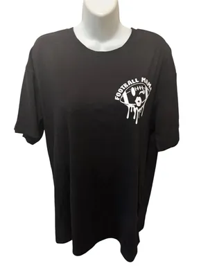 New Football Mama Novelty T-Shirt Sz M Black Crewneck Short Sleeve Loud Mouth thumbnail 2