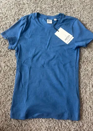 Aritzia homestretch ribbed crew tee thumbnail 1