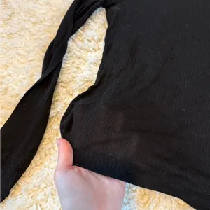 H&M Black Long Sleeve Turtleneck Tee thumbnail 2