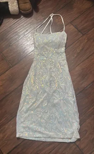 White hoco dress size xs thumbnail 1
