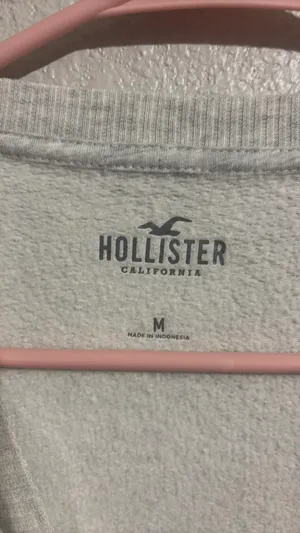 Hollister Crewneck Sweater Grey thumbnail 3