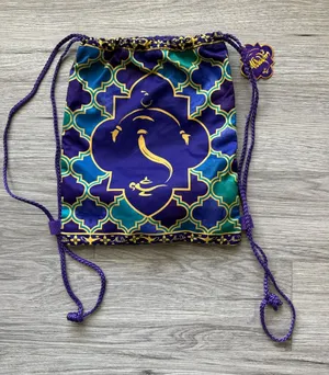 Disney Aladdin Purple & Gold Drawstring Backpack thumbnail 1
