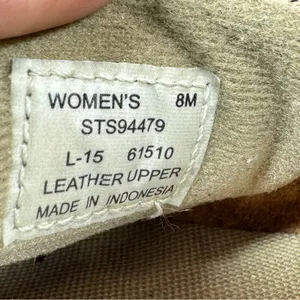 Sperry Top Sider Laguna Leather Canvas Slip On Loafer Boat Shoes‎ Tan Blue 8 thumbnail 10