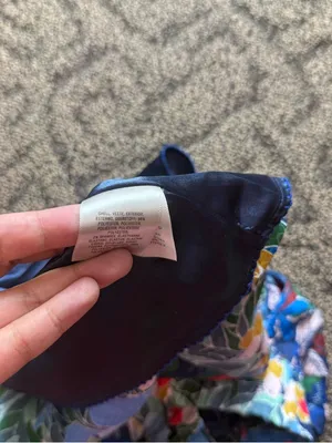 Anthropologie Maeve Blue Multicolor Brightly Floral Pleated Mini Skirt thumbnail 5