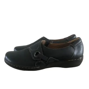 Clarks Navy Blue‎ Evianna Comfort Loafer Shoes 8 thumbnail 3