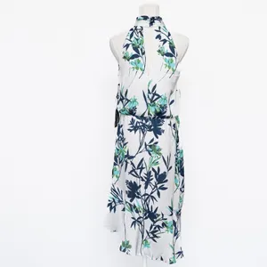 Adrianna Papell Floral Halter Midi‎ Dress thumbnail 3