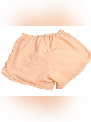 Nike Dri-FIT Womens Medium Peach Running Shorts Perforated Lined Athletic thumbnail 4