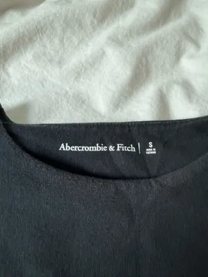 Abercrombie Short Sleeve Black Bodysuit Crew thumbnail 2