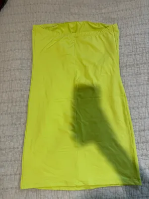 Super Nintendo Green Bodycon Neon Tube Dress thumbnail 3