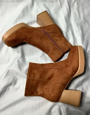 BP KEYLA platform booties NEW 🔥 Brown Size 9 thumbnail 1