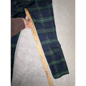 NWT‎ Lauren Ralph Lauren Plaid Tartan Cuffed Ankle Trousers Women's 2 Wool Navy thumbnail 13