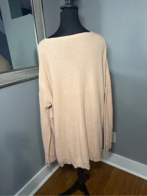 Eileen Fisher Organic Cotton Silk Blend Waffle Knit XL thumbnail 4