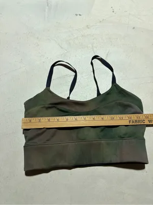 Free people movement FP Green Black reversible sports bra medium thumbnail 2