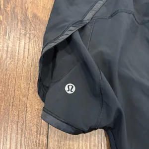 Lululemon Sweaty Or Not Runsie Mini Romper Black Size 4 / W8612S / Open Back thumbnail 10